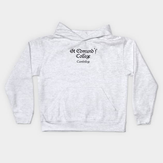 Cambridge St Edmund's College Medieval University Kids Hoodie by RetroGeek